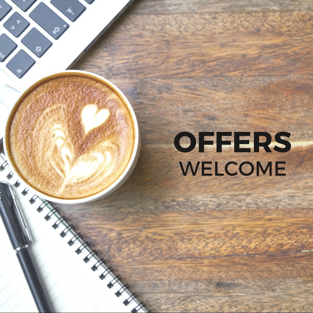 All reasonable offers considered